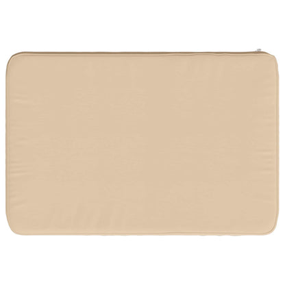 2-Piece Bench Cushions VUGHT 2 pcs 100% Polyester Cream
