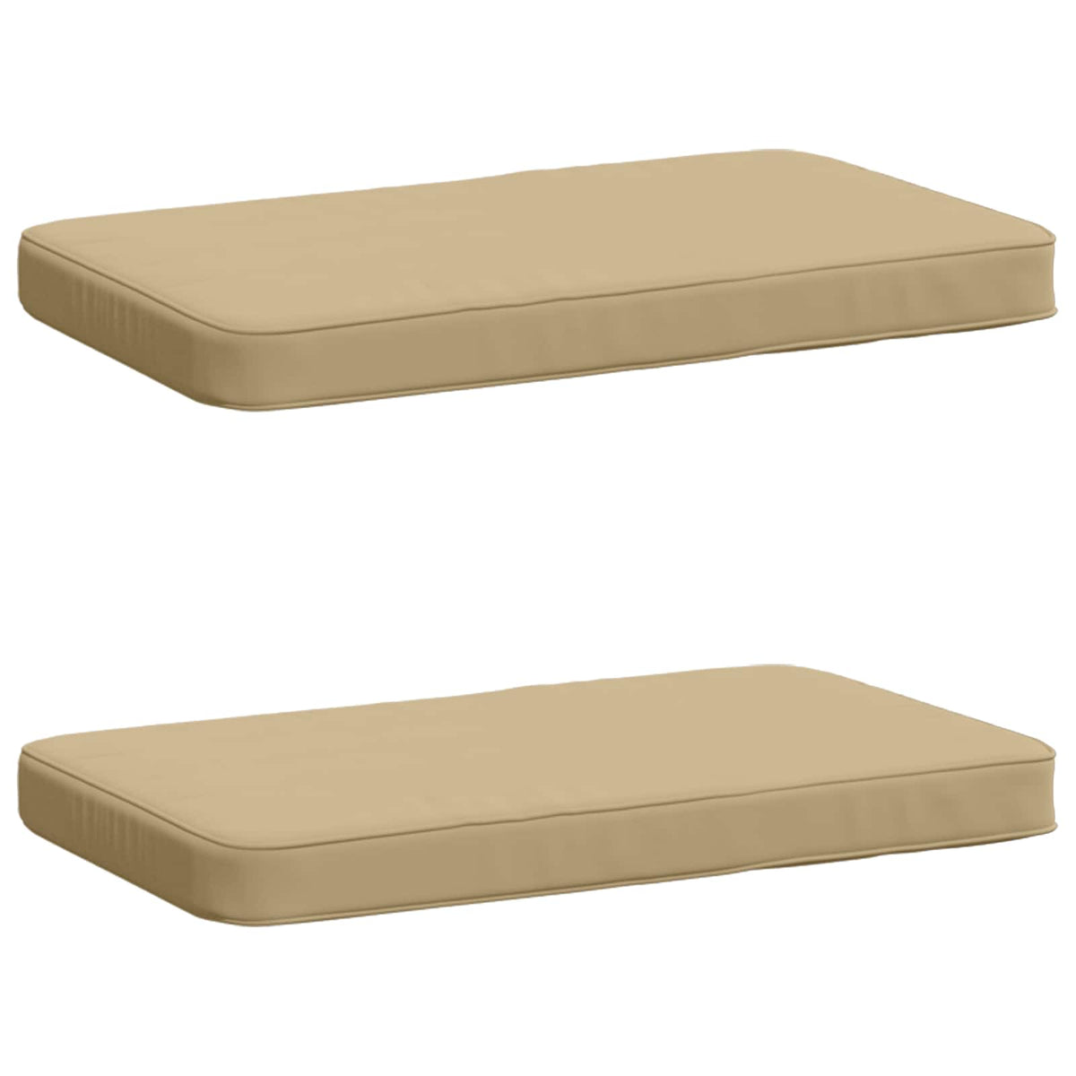 2-Piece Bench Cushions VUGHT 2 pcs 100% Polyester Beige