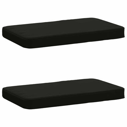 2-Piece Bench Cushions VUGHT 2 pcs 100% Polyester Black