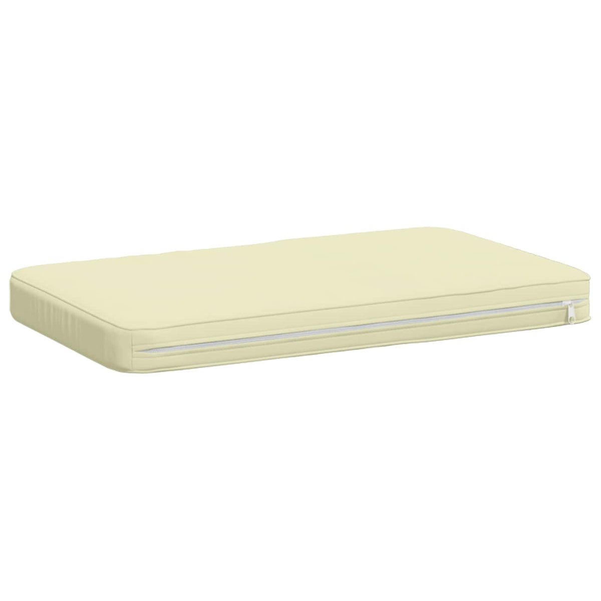 1-Piece Bench Cushion VUGHT 100% Polyester Cream 60 x 40 x 5 cm