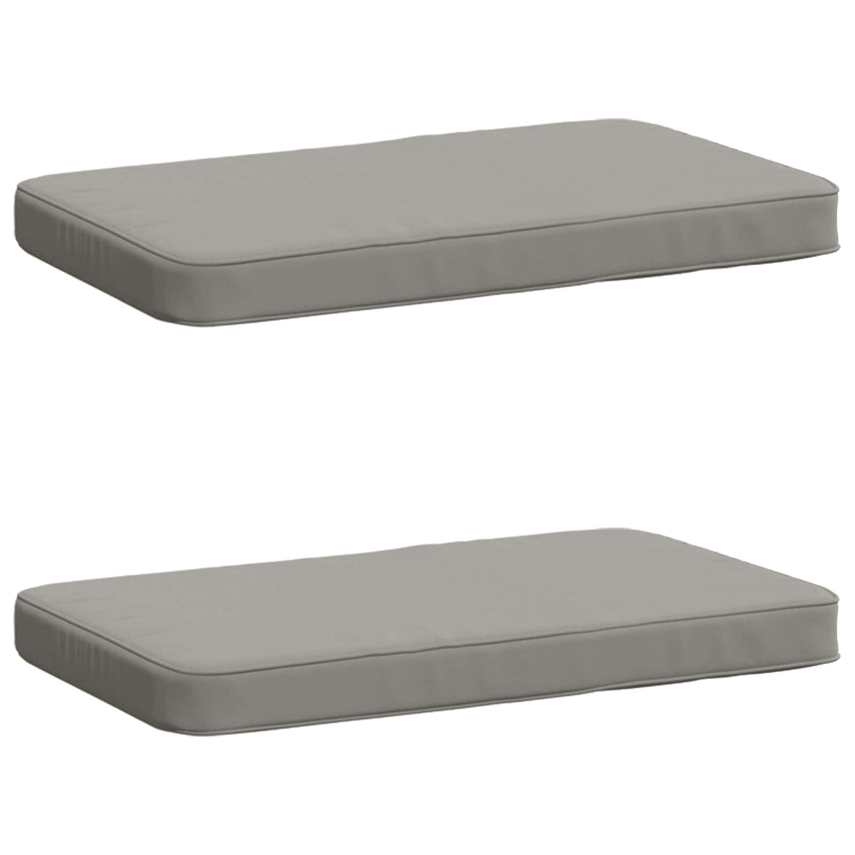 2-Piece Bench Cushions VUGHT 2 pcs 100% Polyester Grey