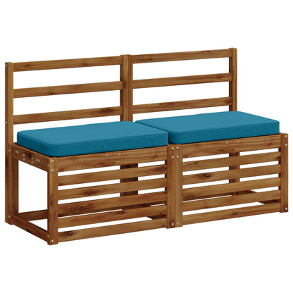 2-Piece Bench Cushions VUGHT 2 pcs 100% Polyester Light Blue