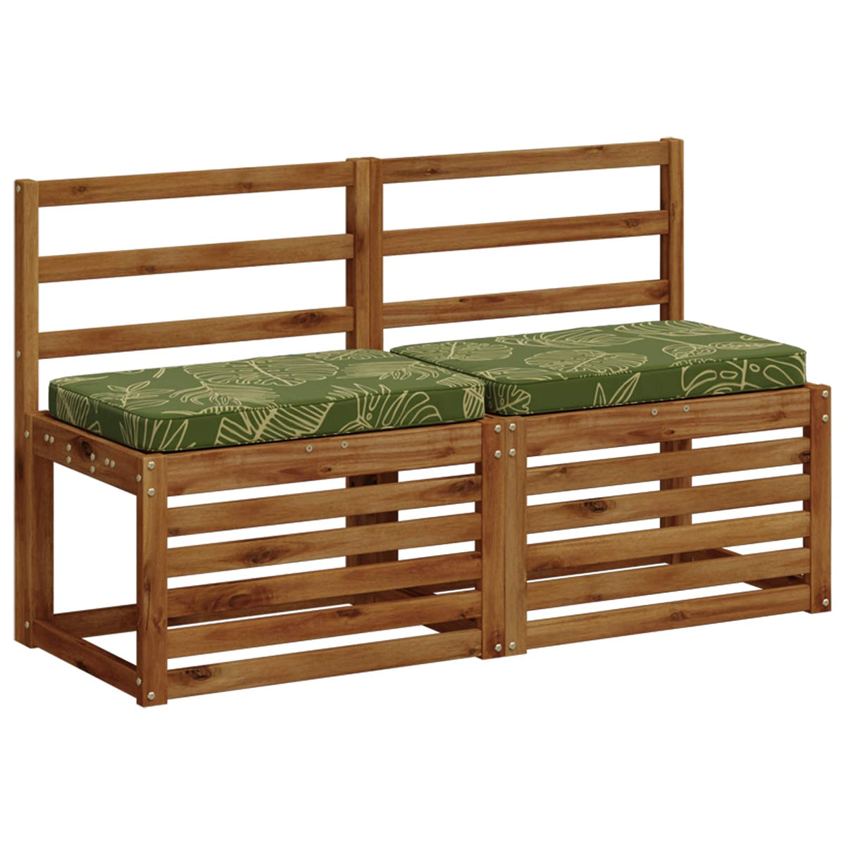 1-Piece Bench Cushion VUGHT 100% Polyester Leaf Design
