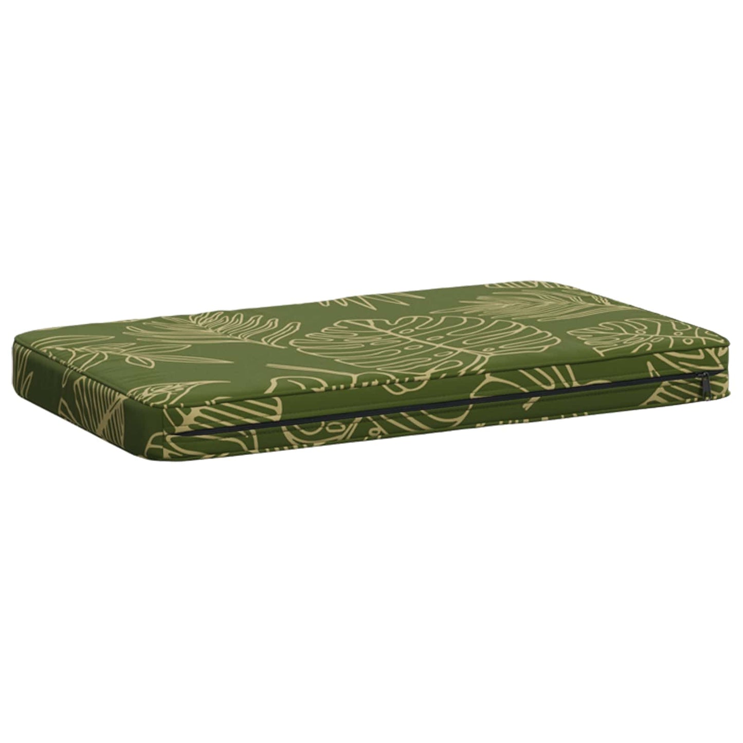 2-Piece Bench Cushions VUGHT 2 pcs 100% Polyester Leaf Design