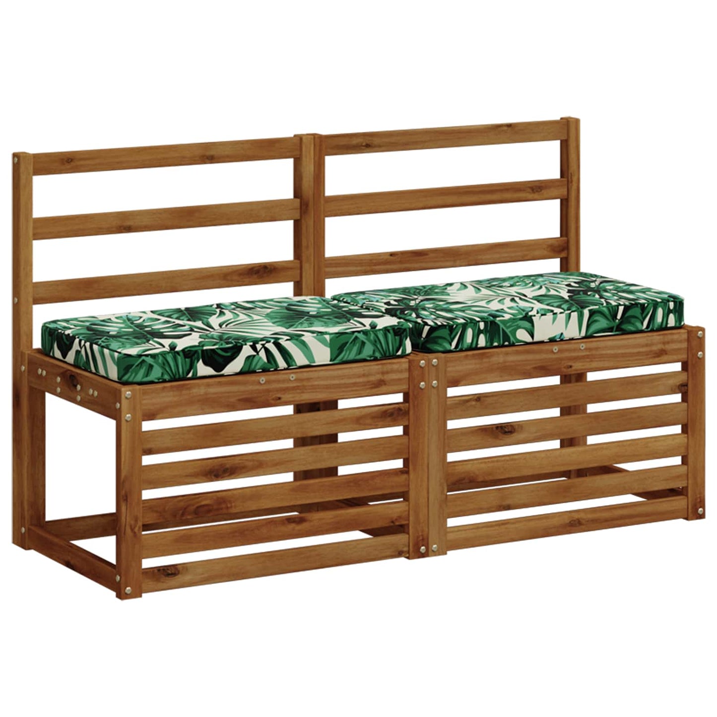 1-Piece Bench Cushion VUGHT 100% Polyester Leaf Pattern