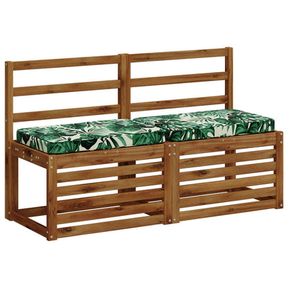 2-Piece Bench Cushions VUGHT 2 pcs 100% Polyester Leaf Pattern