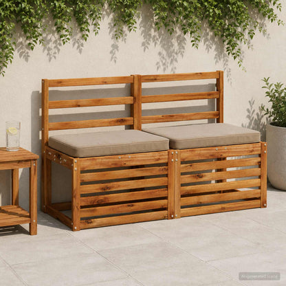 1-Piece Bench Cushion VUGHT 100% Polyester Taupe 60 x 40 x 5 cm