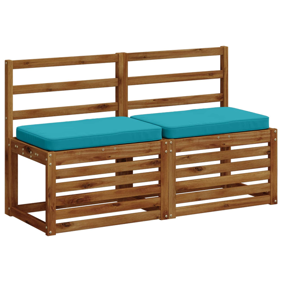 1-Piece Bench Cushion VUGHT 100% Polyester Turquoise