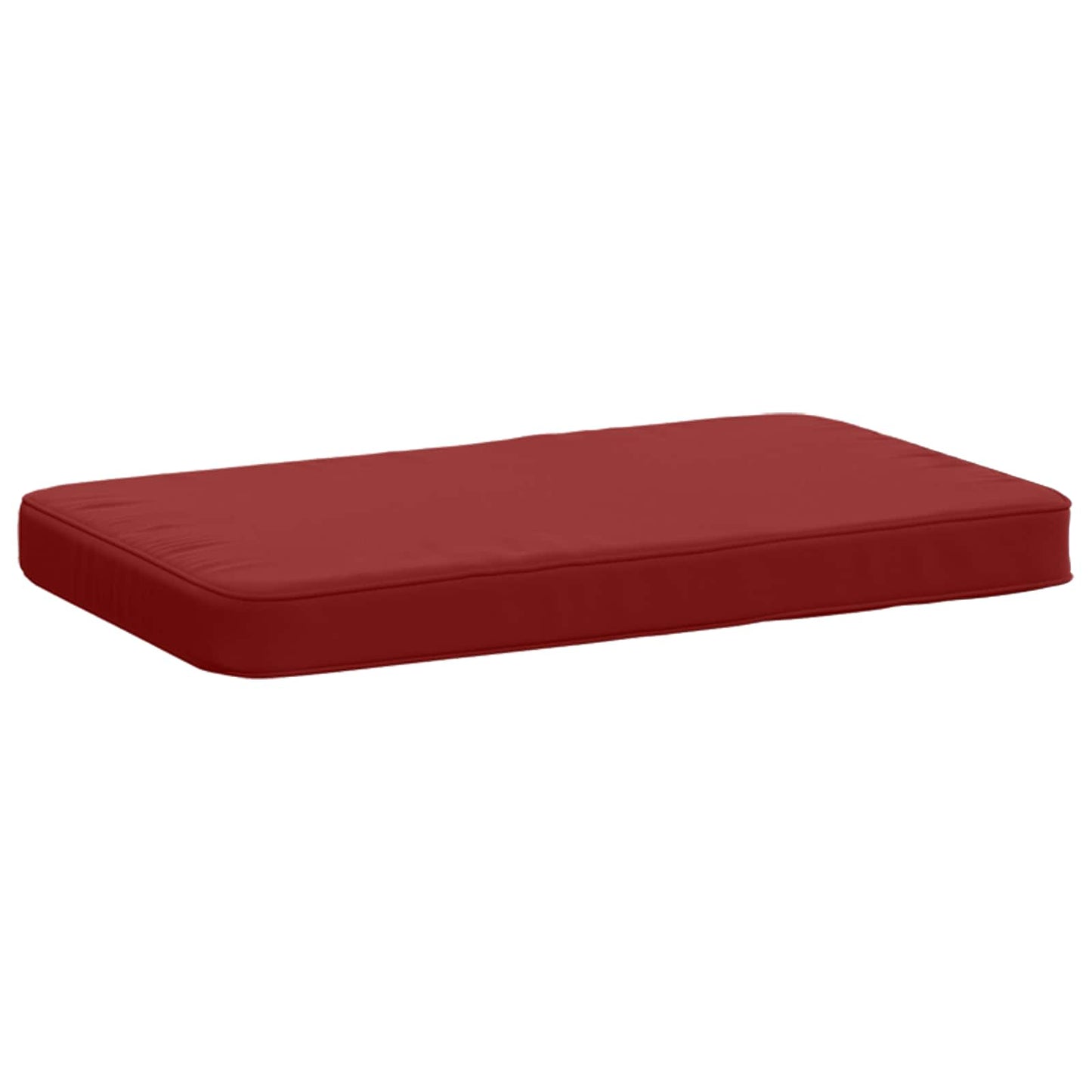 1-Piece Bench Cushion VUGHT 100% Polyester Wine Red