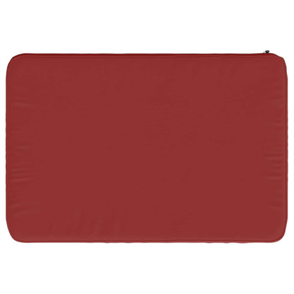 1-Piece Bench Cushion VUGHT 100% Polyester Wine Red