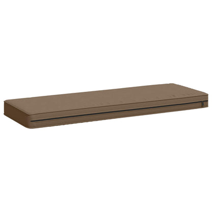 1-Piece Bench Cushion VUGHT 100% Polyester Taupe 80 x 40 x 5 cm