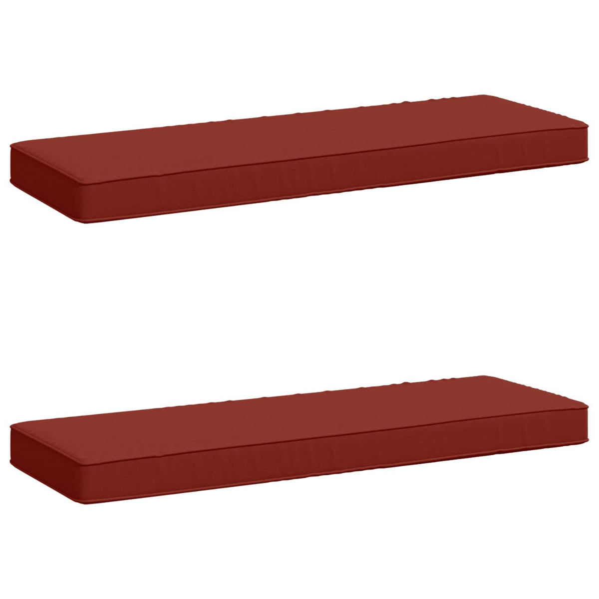 2-Piece Bench Cushions VUGHT 2 pcs 100% Polyester Red