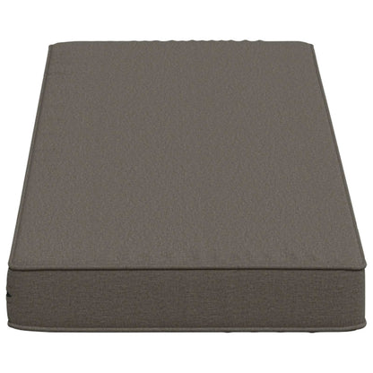 1-Piece Bench Cushion VUGHT 100% Polyester Grey 80 x 40 x 5 cm
