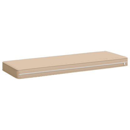 1-Piece Bench Cushion VUGHT 100% Polyester Cream 80 x 40 x 5 cm