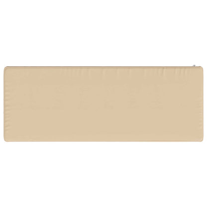 2-Piece Bench Cushions VUGHT 2 pcs 100% Polyester Cream
