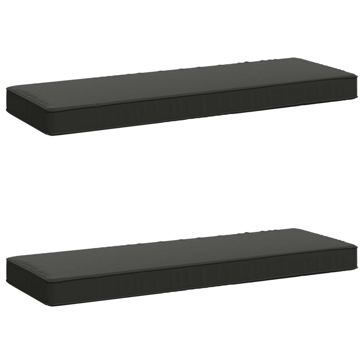 2-Piece Bench Cushions VUGHT 2 pcs 100% Polyester Anthracite
