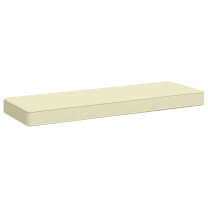 2-Piece Bench Cushions VUGHT 2 pcs 100% Polyester Cream
