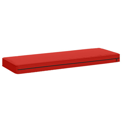 1-Piece Bench Cushion VUGHT 100% Polyester Red 80 x 40 x 5 cm