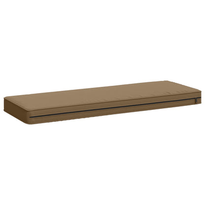 1-Piece Bench Cushion VUGHT 100% Polyester Taupe 80 x 40 x 5 cm