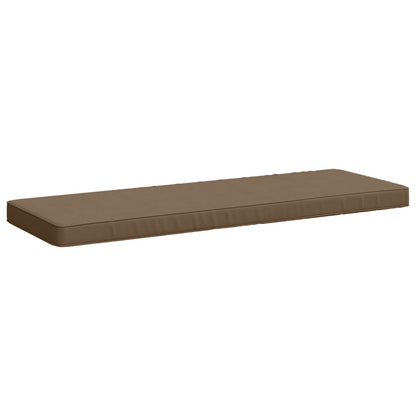 1-Piece Bench Cushion VUGHT 100% Polyester Taupe