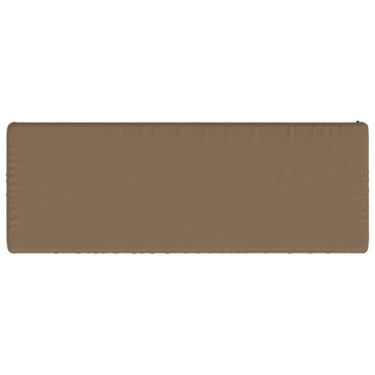 1-Piece Bench Cushion VUGHT 100% Polyester Taupe