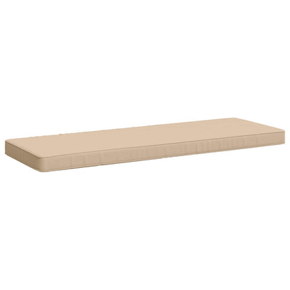 1-Piece Bench Cushion VUGHT 100% Polyester Cream