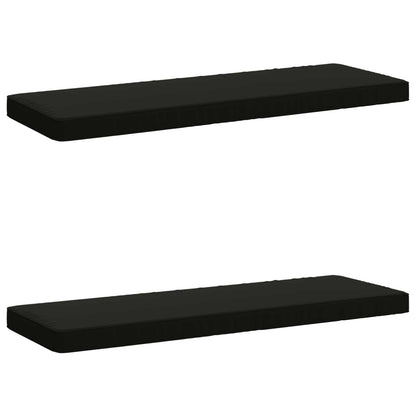 2-Piece Bench Cushions VUGHT 2 pcs 100% Polyester Black