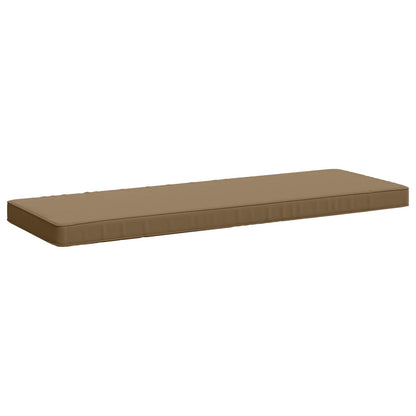1-Piece Bench Cushion VUGHT 100% Polyester Taupe