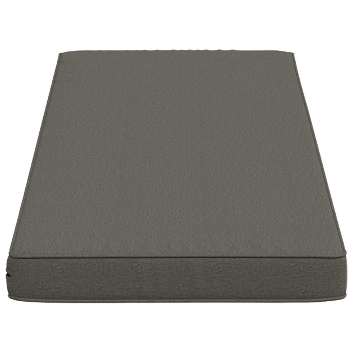 1-Piece Bench Cushion VUGHT 100% Polyester Grey 110 x 40 x 5 cm
