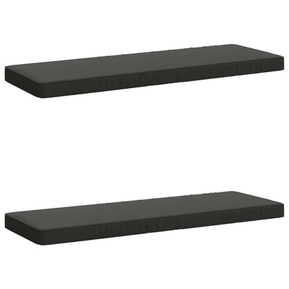 2-Piece Bench Cushions VUGHT 2 pcs 100% Polyester Anthracite