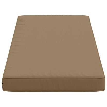 2-Piece Bench Cushions VUGHT 2 pcs 100% Polyester Taupe