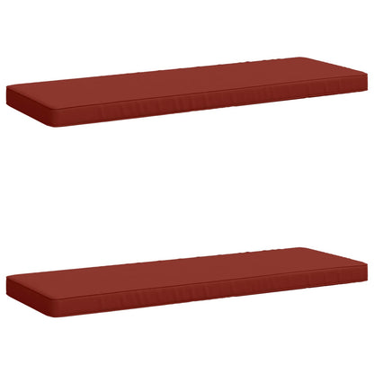 2-Piece Bench Cushions VUGHT 2 pcs 100% Polyester Red