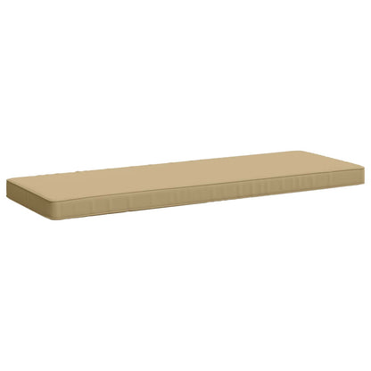 1-Piece Bench Cushion VUGHT 100% Polyester Beige