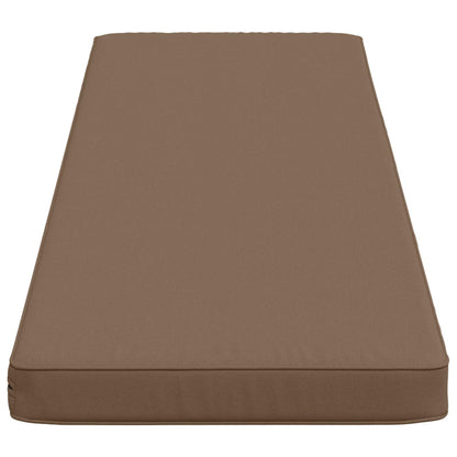 1-Piece Bench Cushion VUGHT 100% Polyester Taupe