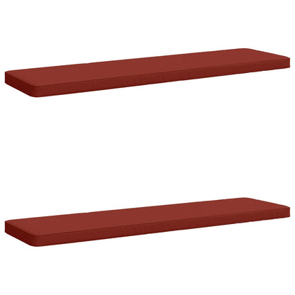 2-Piece Bench Cushions VUGHT 2 pcs 100% Polyester Red