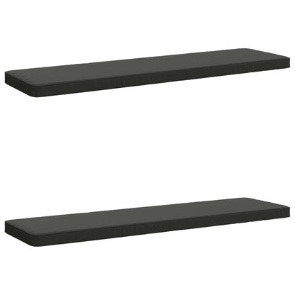 2-Piece Bench Cushions VUGHT 2 pcs 100% Polyester Anthracite
