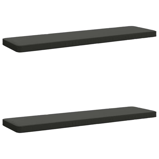 2-Piece Bench Cushions VUGHT 2 pcs 100% Polyester Anthracite