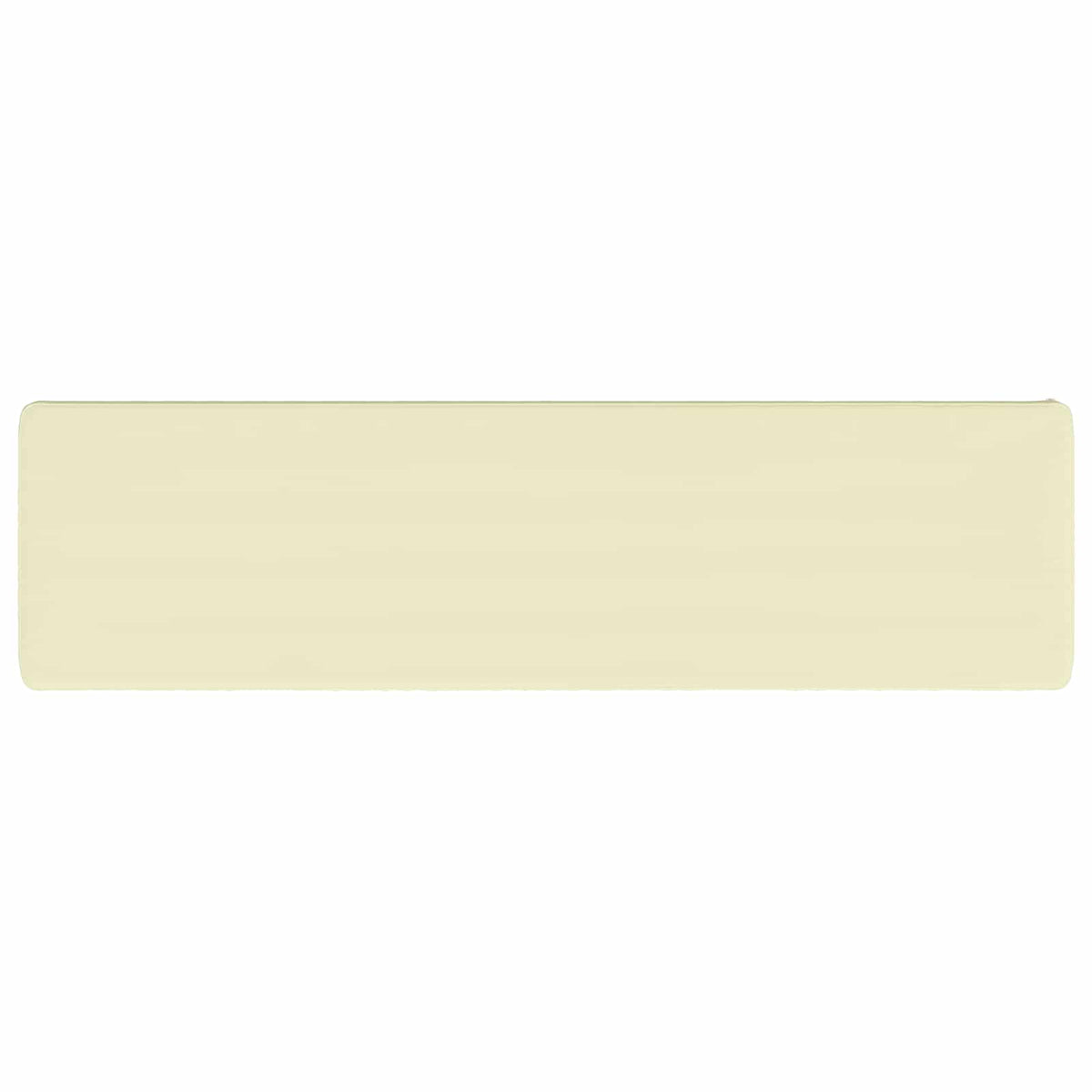 1-Piece Bench Cushion VUGHT 100% Polyester Cream