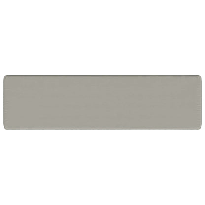 1-Piece Bench Cushion VUGHT 100% Polyester Grey 140 x 40 x 5 cm