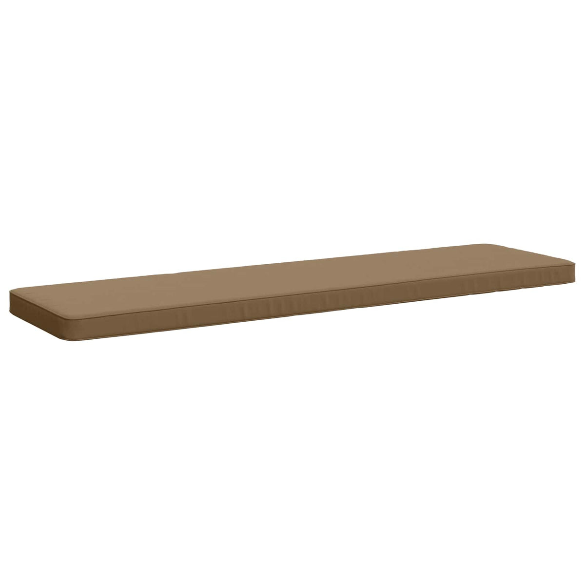 1-Piece Bench Cushion VUGHT 100% Polyester Taupe