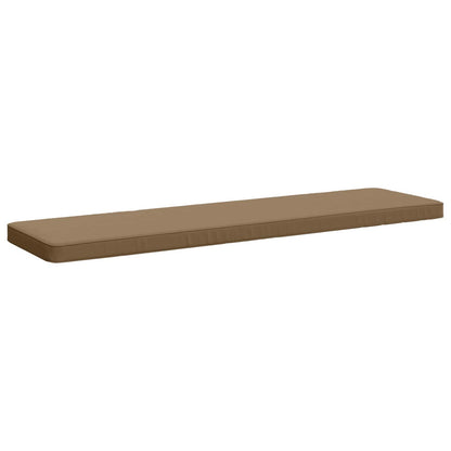 1-Piece Bench Cushion VUGHT 100% Polyester Taupe
