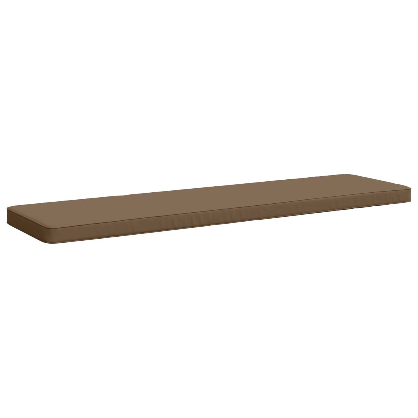 1-Piece Bench Cushion VUGHT 100% Polyester Taupe