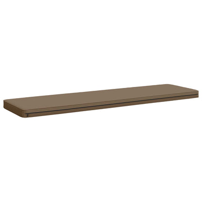 2-Piece Bench Cushions VUGHT 2 pcs 100% Polyester Taupe