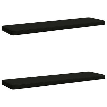 2-Piece Bench Cushions VUGHT 2 pcs 100% Polyester Black