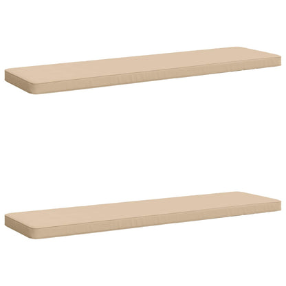 2-Piece Bench Cushions VUGHT 2 pcs 100% Polyester Cream
