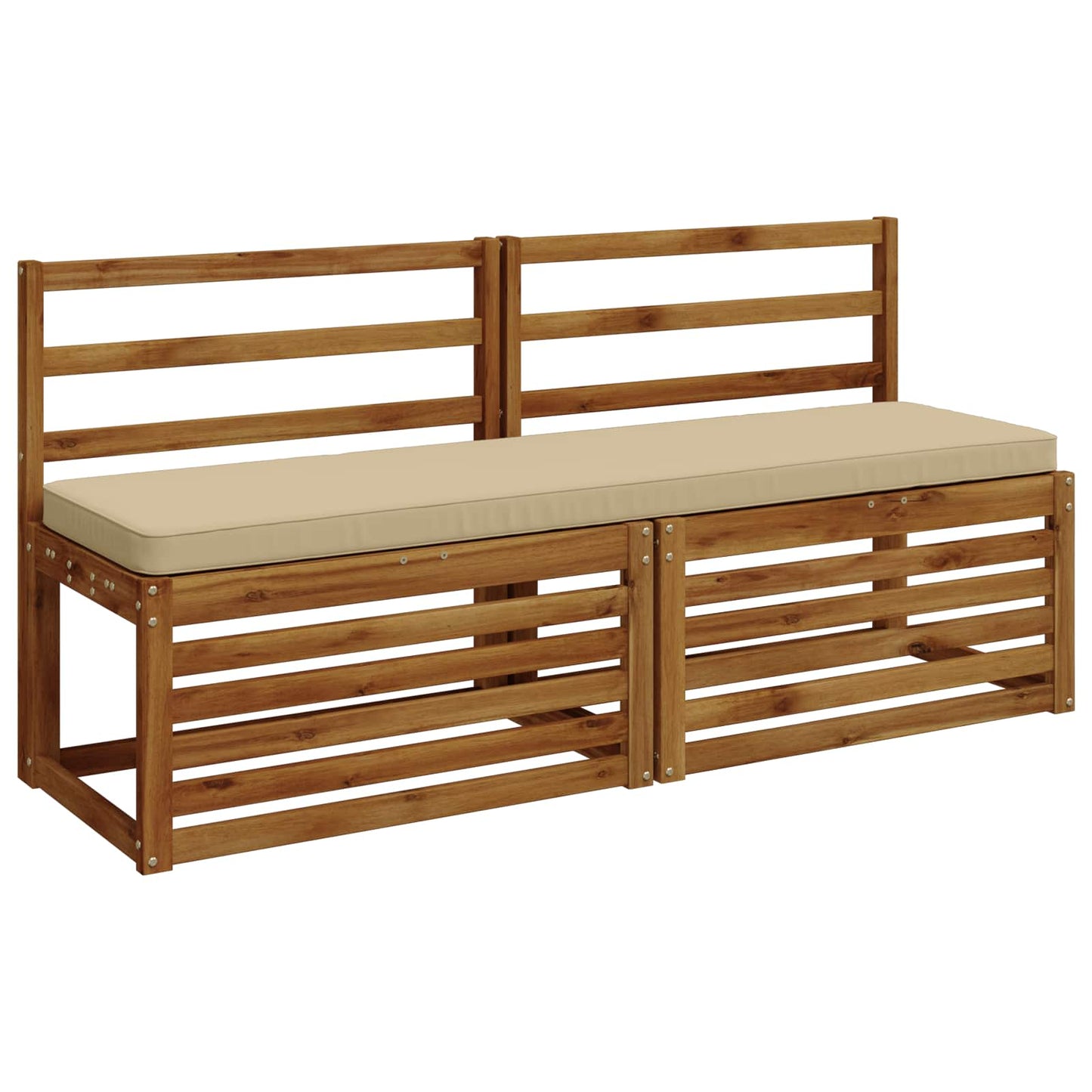 1-Piece Bench Cushion VUGHT 100% Polyester Beige