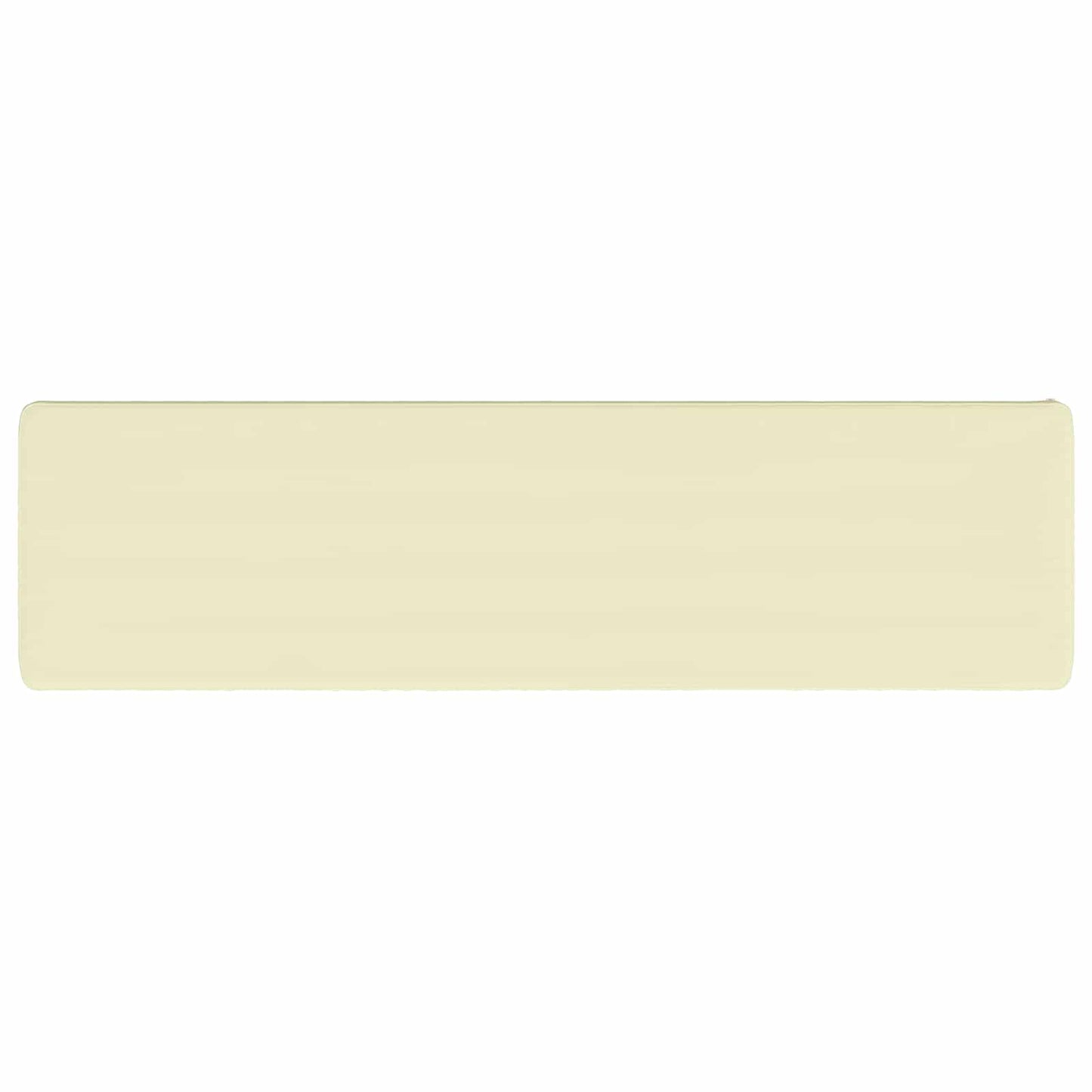 1-Piece Bench Cushion VUGHT 100% Polyester Cream