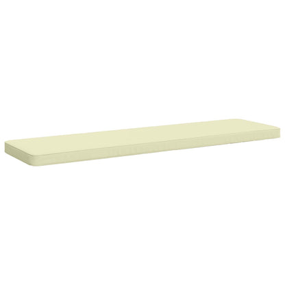 2-Piece Bench Cushions VUGHT 2 pcs 100% Polyester Cream