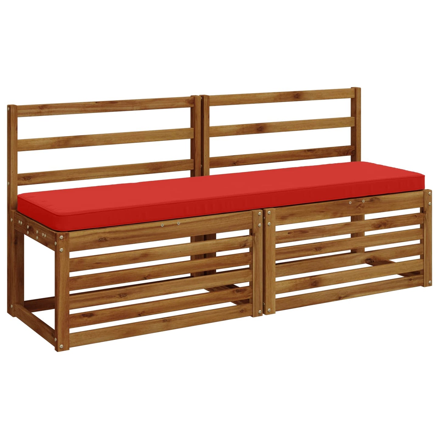 2-Piece Bench Cushions VUGHT 2 pcs 100% Polyester Red