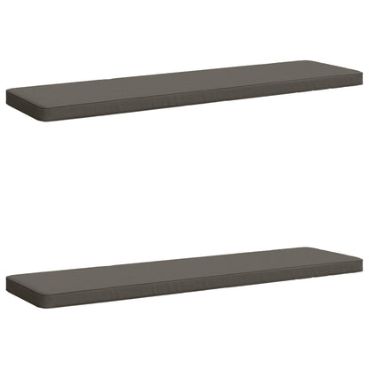2-Piece Bench Cushions VUGHT 2 pcs 100% Polyester Grey